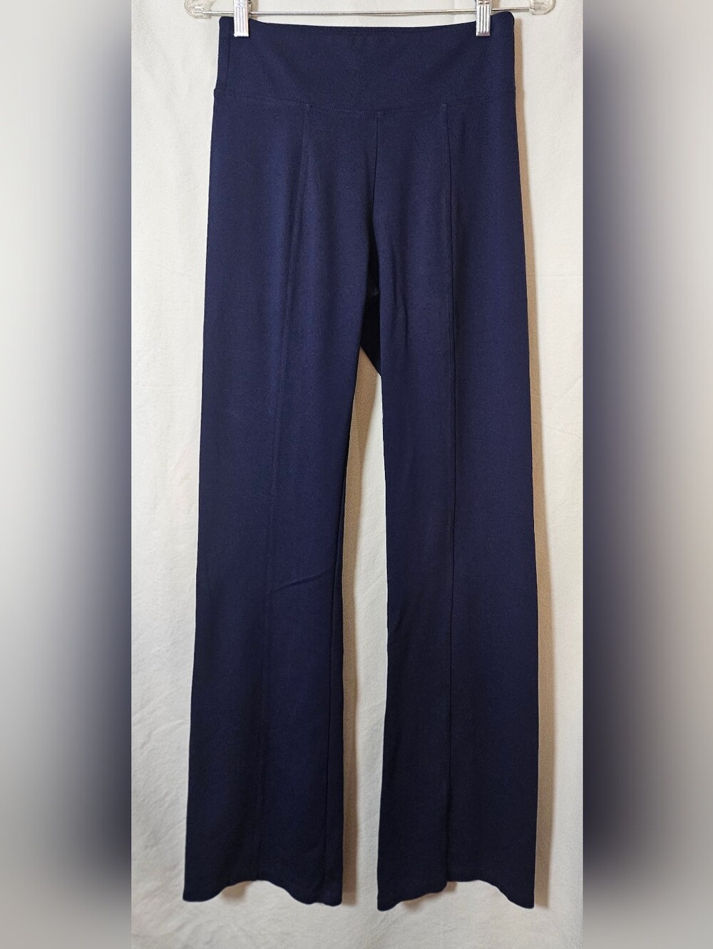 JAANUU Navy Flare Scrub Pants